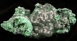 Silky Fibrous Malachite Crystal Cluster - Congo #45341-3